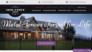 Iron Fence Shop - Customizable Metal Fences