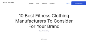 Italian Artisan - High-Quality Activewear