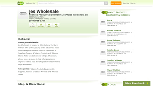 Jes Wholesale - Tobacco Products & Supplies