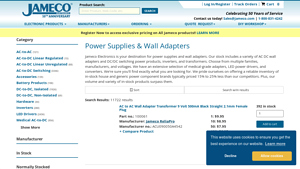 Jameco - Power Supplies & Adapters