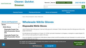 Jayne Products - Diamonite D6000 Nitrile Gloves