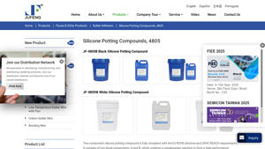 JFSolder - Two-Component Silicone Potting Compound
