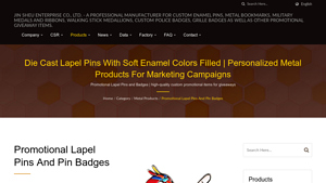 Jinsheu - Custom Lapel Pins & Badges