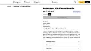 Lululemon - 100 Pieces Bundle
