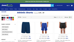 Jones T-Shirts - Wholesale Athletic Shorts