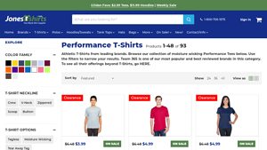 Jones T-Shirts - Wholesale Athletic Tees