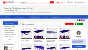 Jiangshan Xinda - Table Tennis Tables