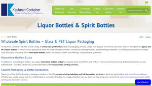 Kaufman Container - Wholesale Spirit Bottles