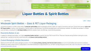 Kaufman Container - Wholesale Spirit Bottles