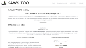 KAWS - Merchandise Insights