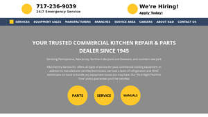 K&D Factory Service - Commercial Cooking Equipment Solutions