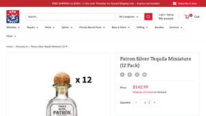 Patron - Silver Tequila Miniature 12 Pack