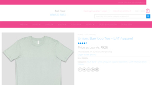 LAT Apparel - Unisex Bamboo Tee