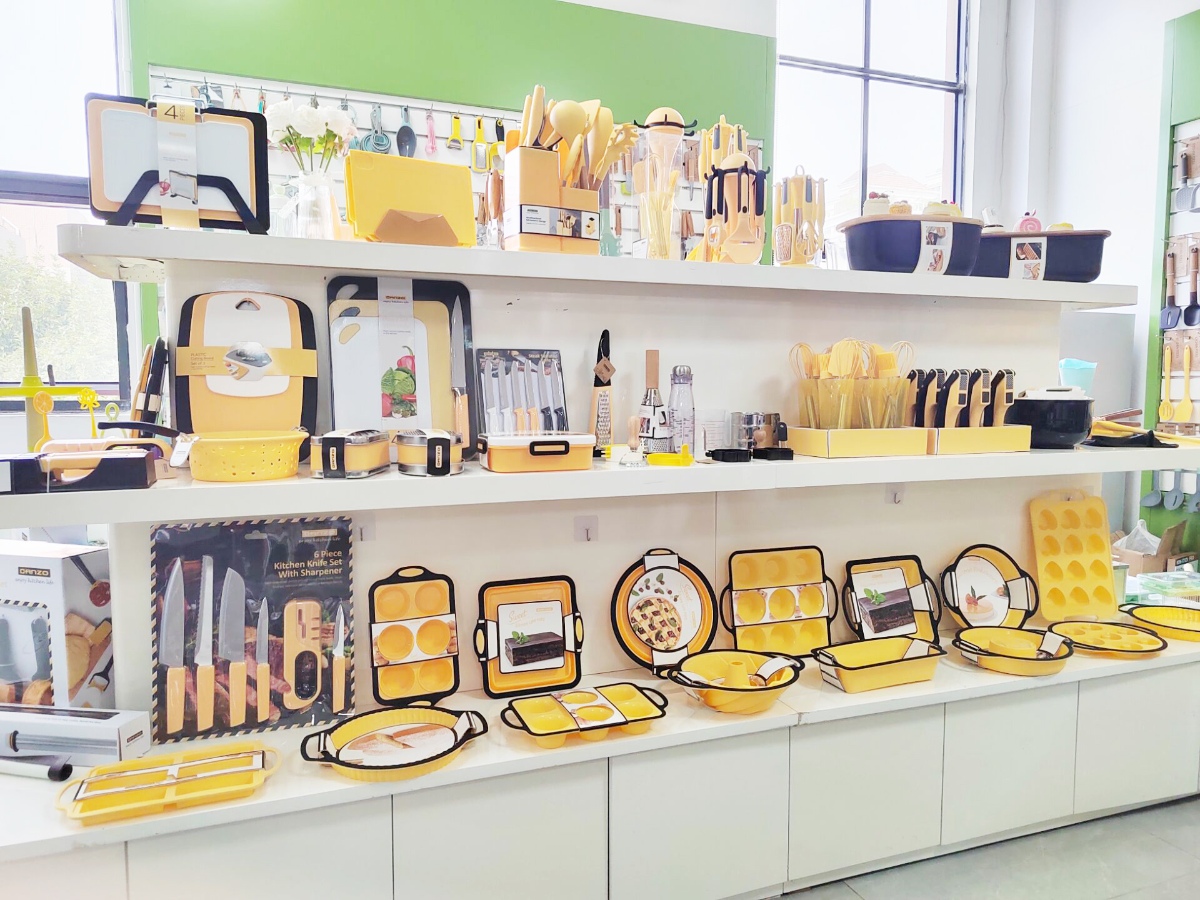 A stock image illustrating kitchenware wholesale concepts