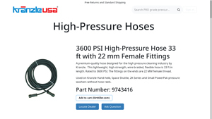 Kranzle - High-Pressure Hose