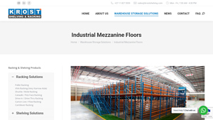 Krost Shelving - Industrial Mezzanine Floors