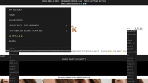 KUANIA - Exclusive Oro Laminado Jewelry