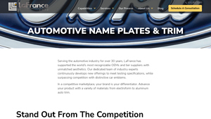 LaFrance - Automotive Name Plates and Emblems