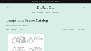Lampshade Lady - Victorian Lampshade Frames
