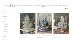 Lancaster & Vintage - Bedazzle Berry Cypress Tree