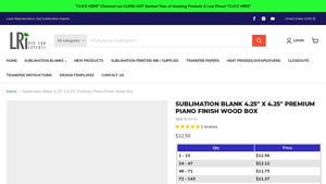 Laser Reproductions - Premium Piano Finish Wood Box