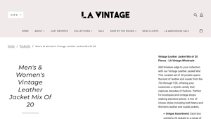 LA Vintage - Vintage Leather Jacket Assortment