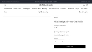 LB Wholesale - Press-On Nail Mix Designs