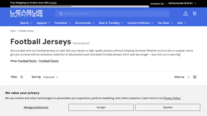League Outfitters - Football Jerseys