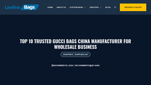 Leeline Bags - Trusted Gucci Bag Manufacturers