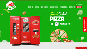 Let's Pizza™ - Fresh Baked Pizza Vending Machine