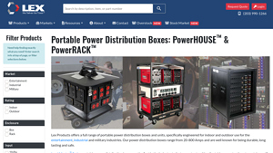 LEX Products - Portable Power Distribution Units
