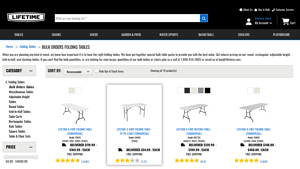 Lifetime - Bulk Folding Tables