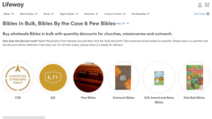 Lifeway - Bulk Bibles