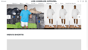 Los Angeles Apparel - Men's Shorts Collection