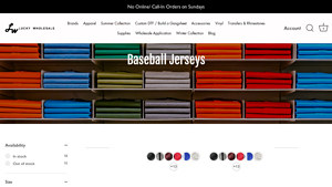 Lucky Wholesale - Baseball Jerseys
