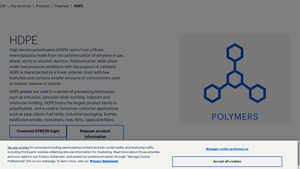 LyondellBasell - High-Density Polyethylene Resins