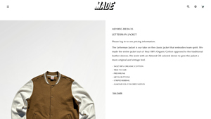 Made Blanks - Organic Cotton Letterman Jacket