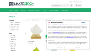 MakerStock - Acrylic Cast Sheets
