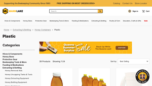 Mann Lake - Plastic Honey Containers