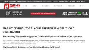 Mar-Hy Distributors - Daikin Mini Splits & Ductless HVAC Systems