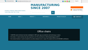 Marine Furnitures - Marine Office Chairs