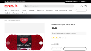 Mary Maxim - Red Heart Super Saver Yarn