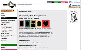 Mat Cutter - Precut and Custom Mats