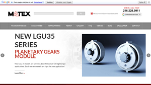 Matex Gears - LGU35 Planetary Gear Systems