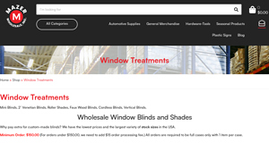 Mazer Wholesale - Mini Blinds & Window Shades