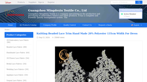 Mdx Lace Fabric - Knitting Beaded Lace Trim
