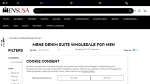 MensUSA - Denim Suits Wholesale