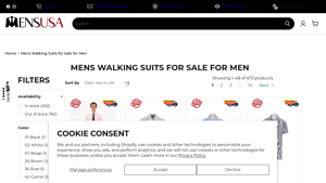 Men's USA - Affordable Walking Suits