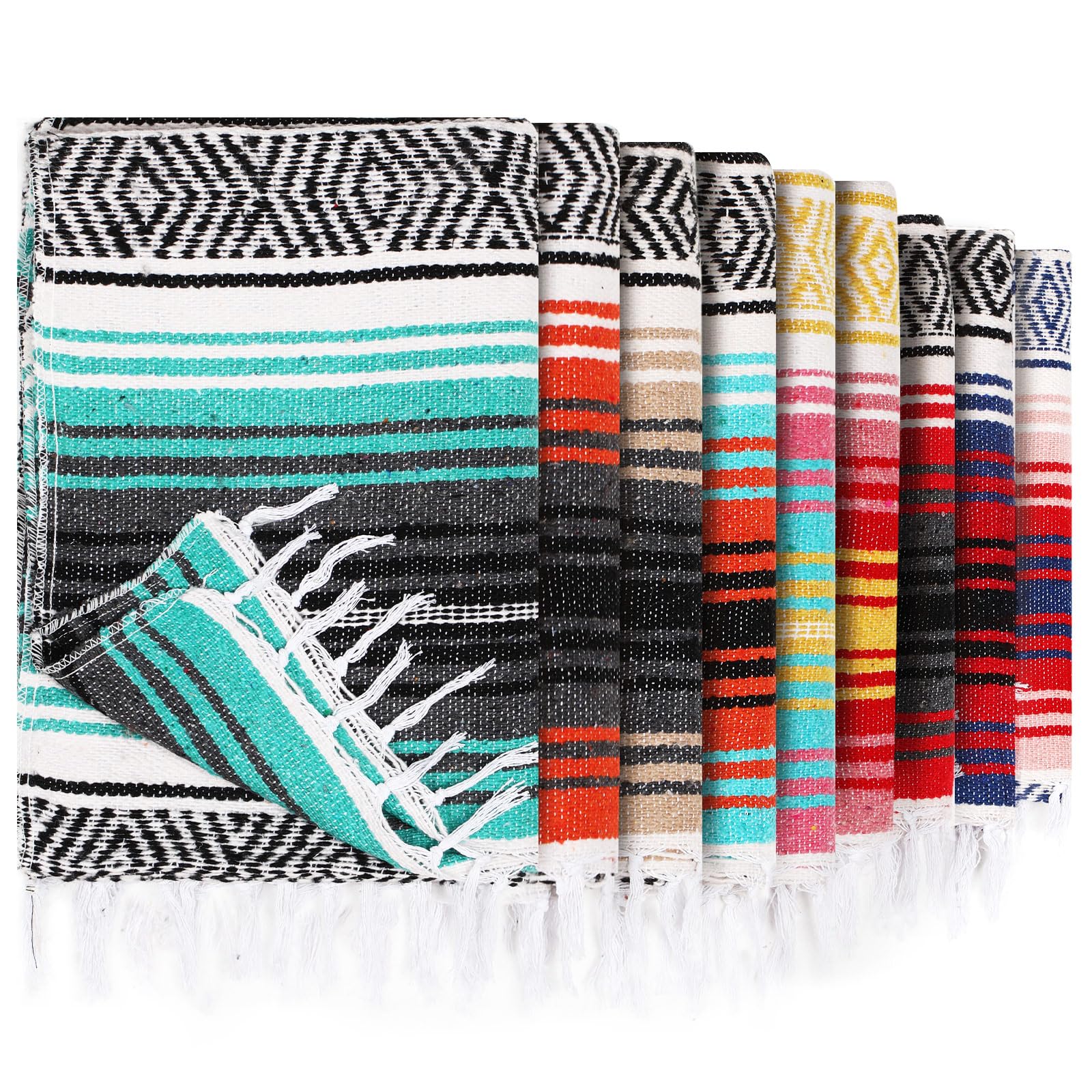 A stock image illustrating mexican blankets wholesale concepts