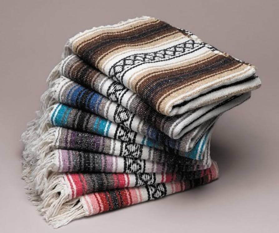 A stock image illustrating mexican blankets wholesale concepts